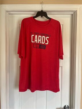 St. Louis Cardinals Genuine Merchandise Red Crewneck Logo Tee